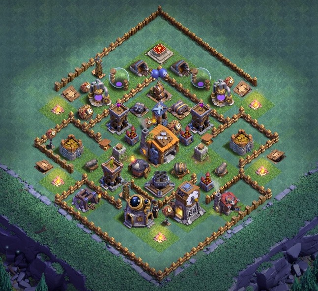 Copy The Best Base Clash of Clans Layouts Builder Hall - 7 BH.