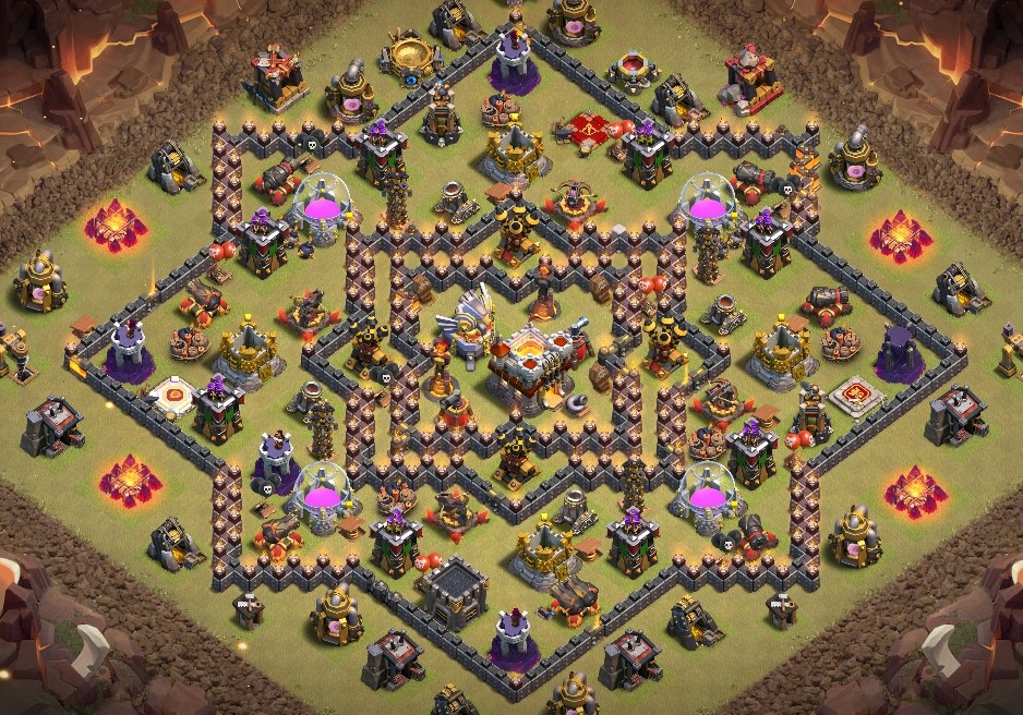 base layout of Clash of Clans 11 TH - #10