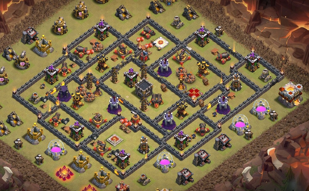 base layout of Clash of Clans 11 TH - #11
