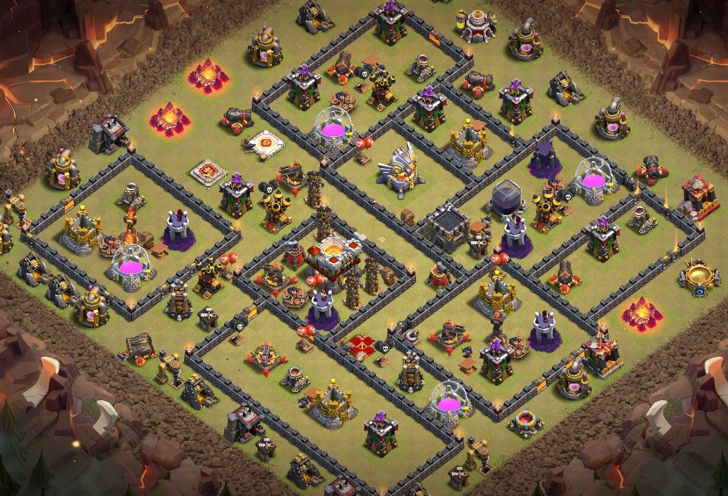 base layout of Clash of Clans 11 TH - #9