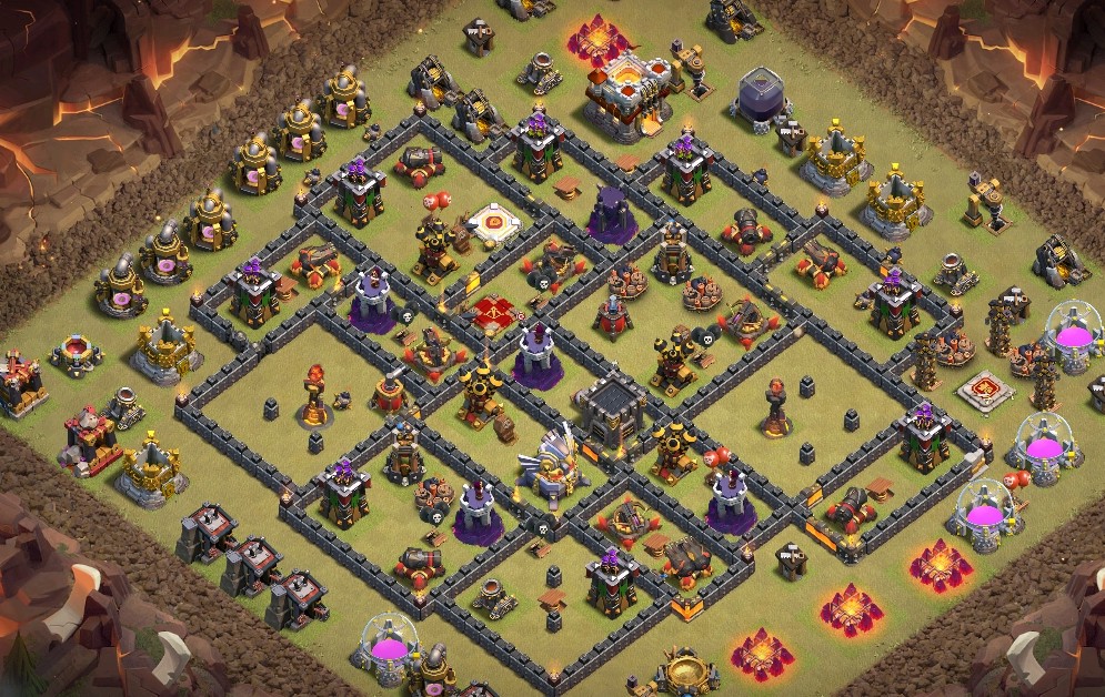 base layout of Clash of Clans 11 TH - #3