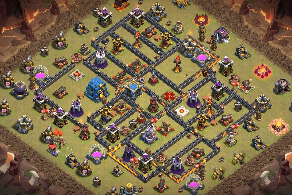 base layout of Clash of Clans 12 TH - #12