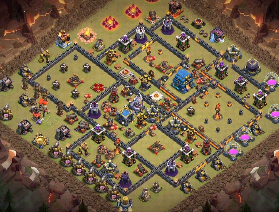 base layout of Clash of Clans 12 TH - #11