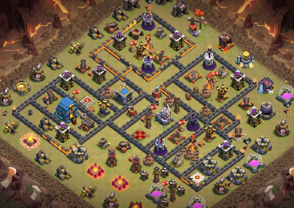 base layout of Clash of Clans 12 TH - #9