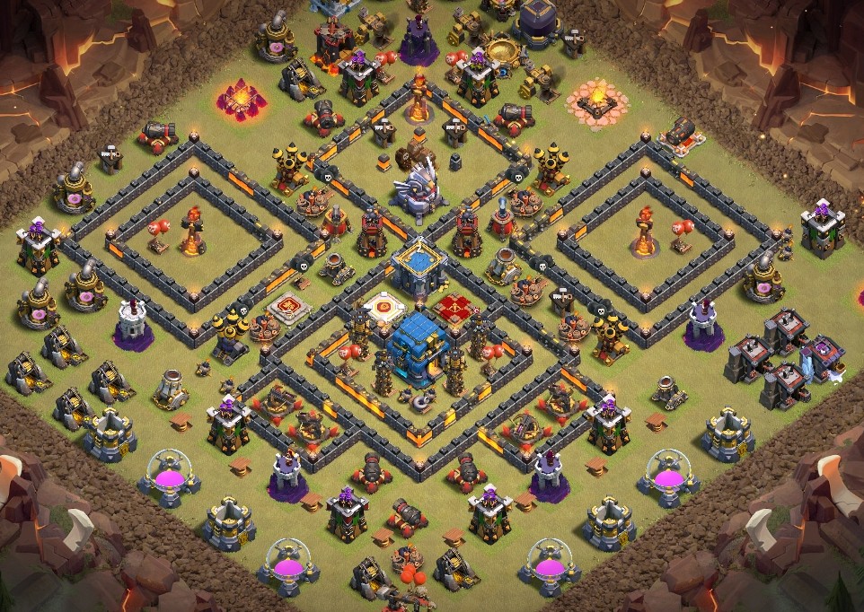 base layout of Clash of Clans 12 TH - #7