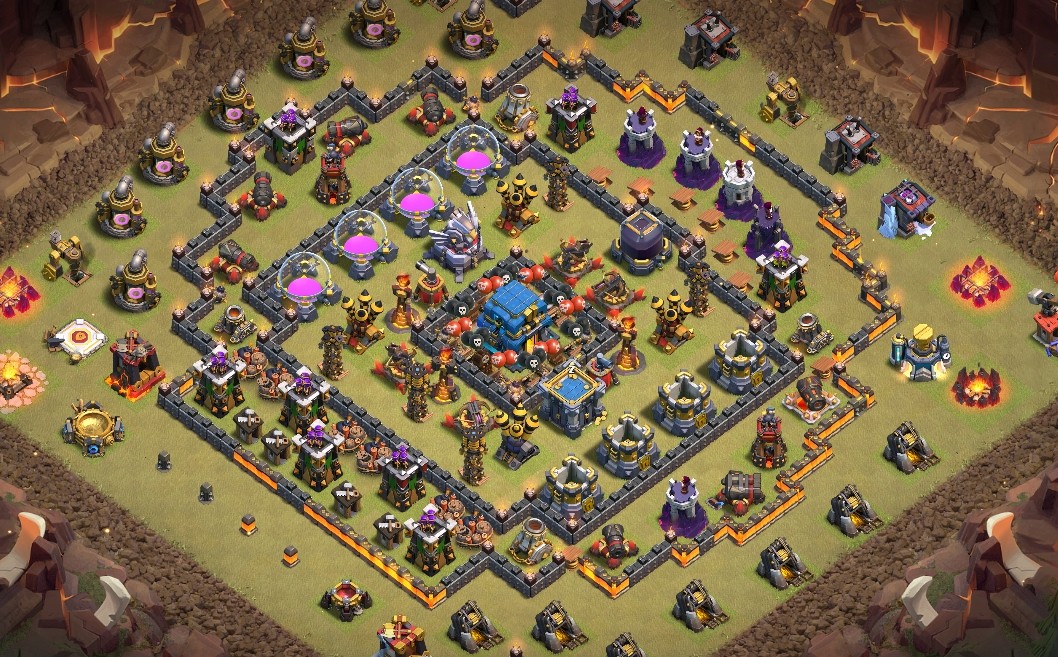 This 12th town hall is used for clan wars. 