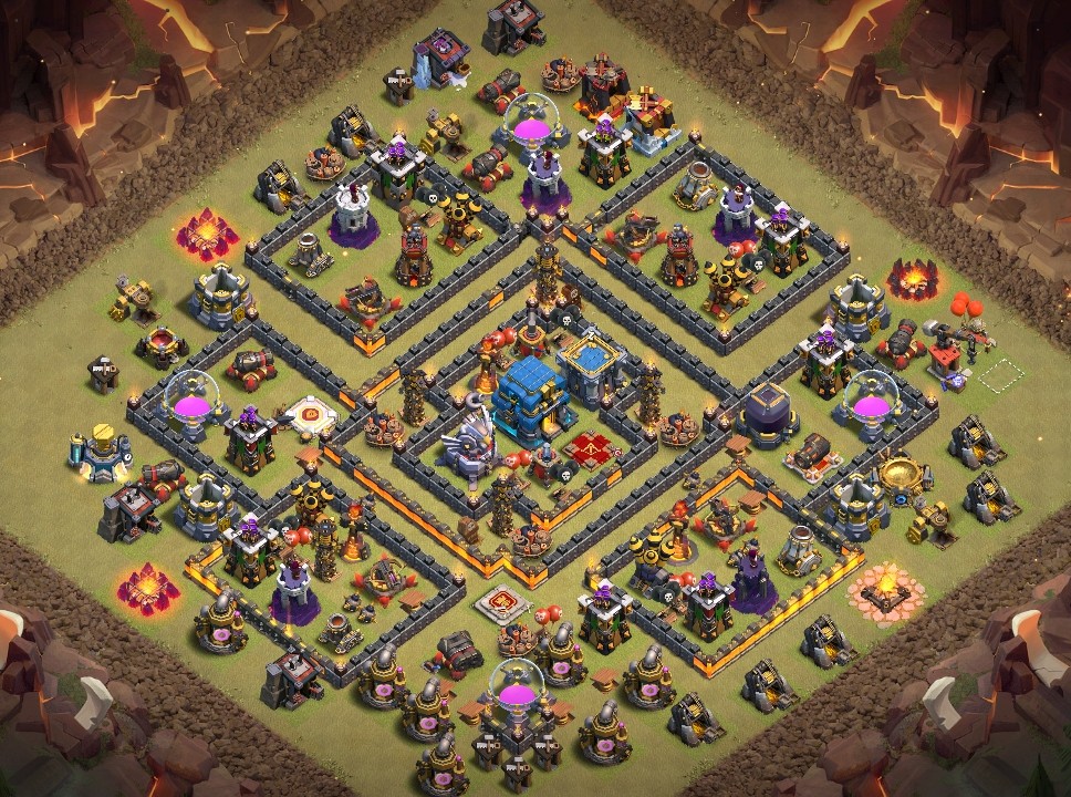 base layout of Clash of Clans 12 TH - #3.