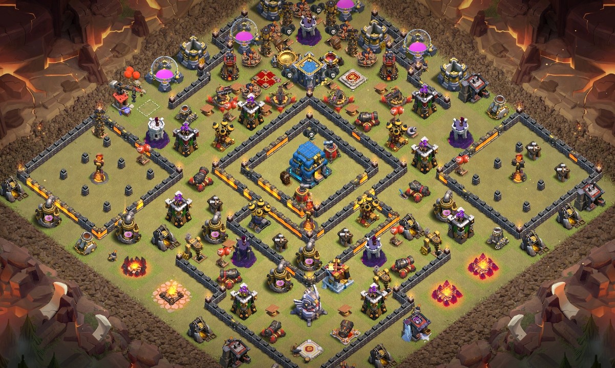 base layout of Clash of Clans 12 TH - #1