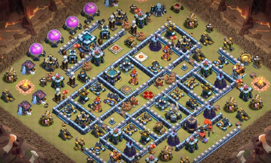 base layout of Clash of Clans 13 TH - #15