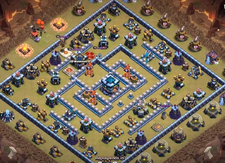 base layout of Clash of Clans 13 TH - #10
