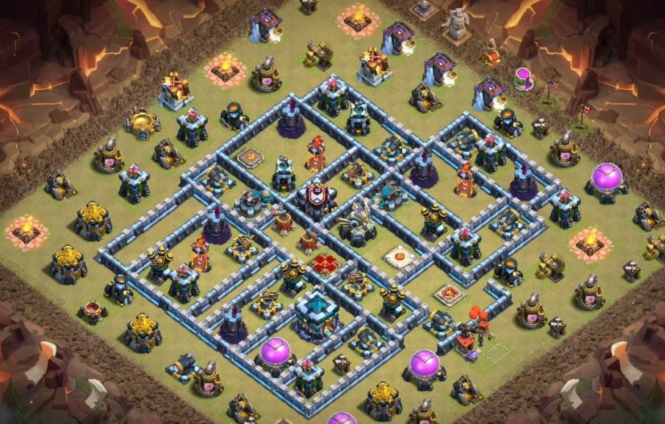 base layout of Clash of Clans 13 TH - #9