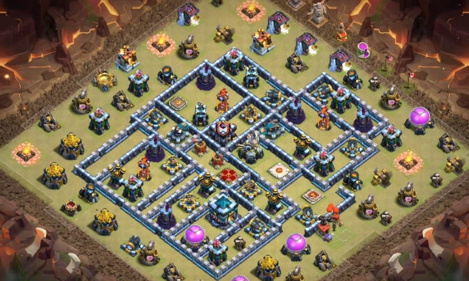 base layout of Clash of Clans 13 TH - #7