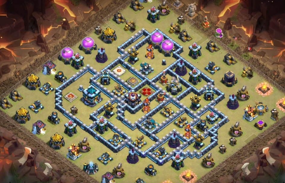 base layout of Clash of Clans 13 TH - #5