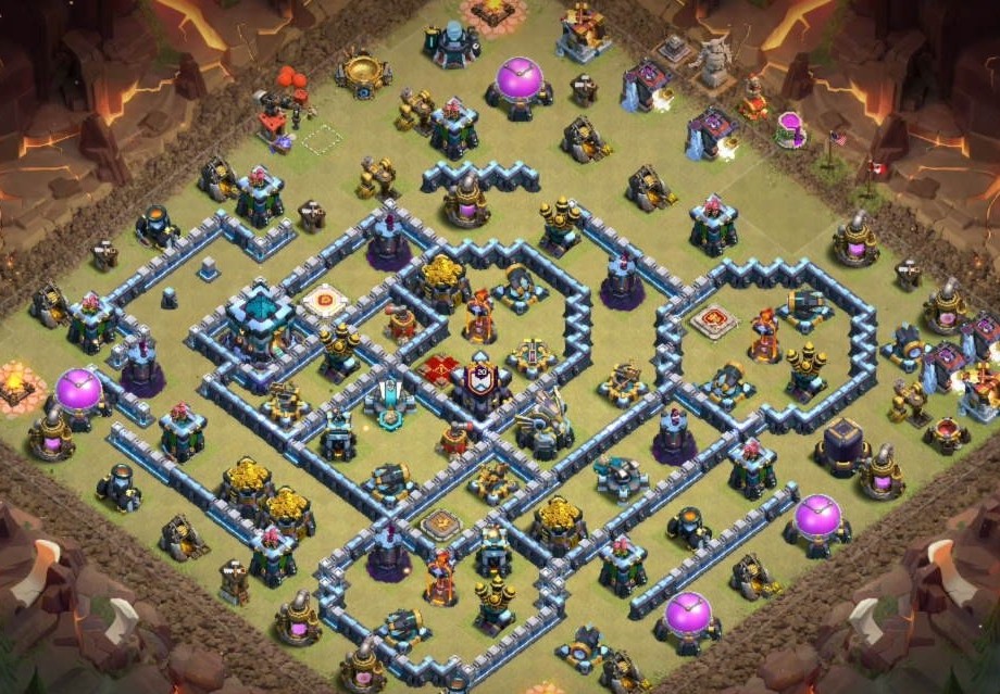 base layout of Clash of Clans 13 TH - #3