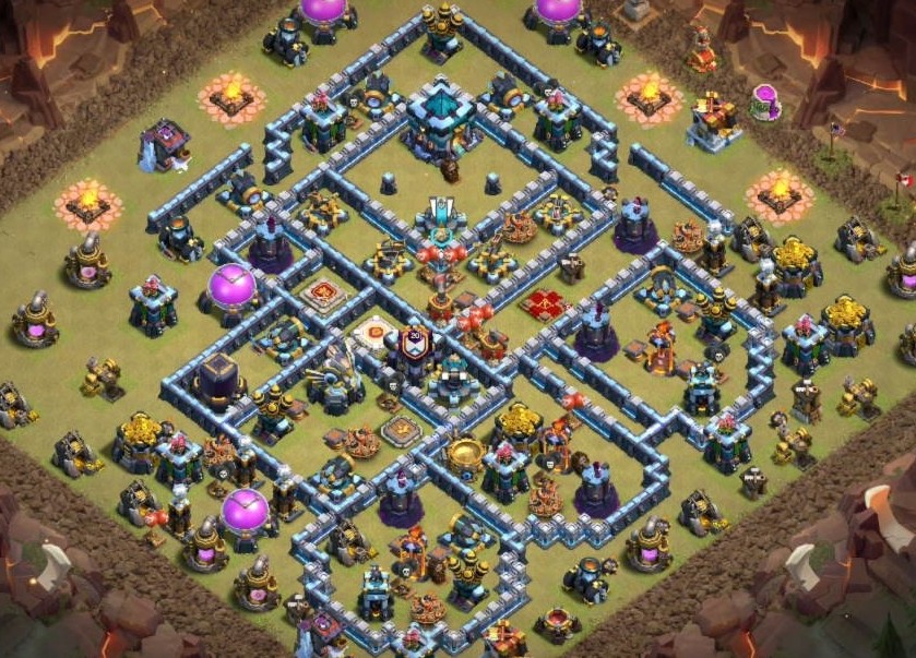 base layout of Clash of Clans 13 TH - #2