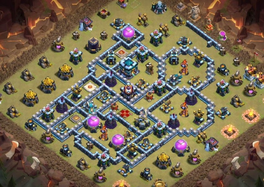 base layout of Clash of Clans 13 TH - #1