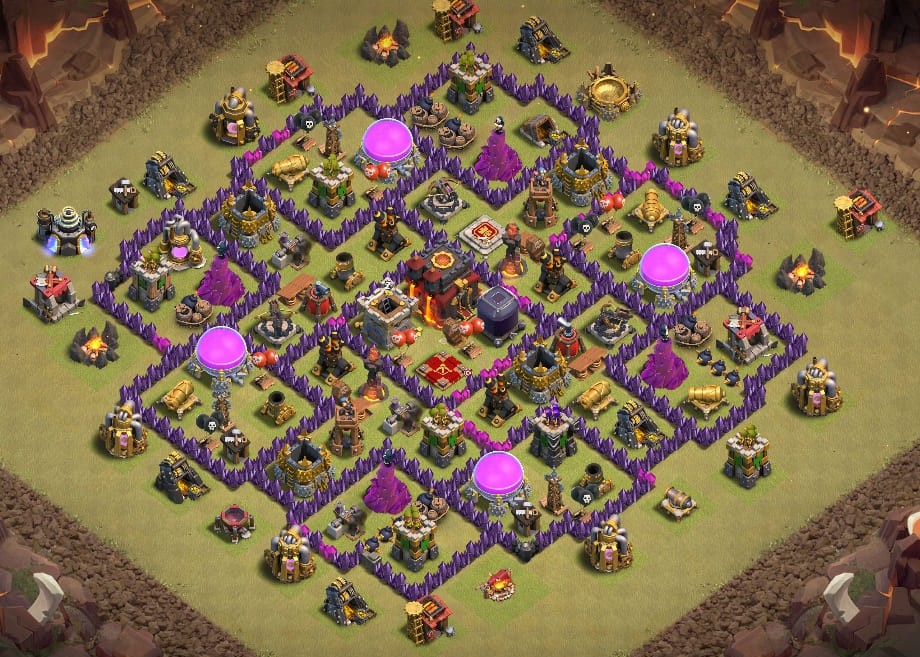 Copy The Best Base Clash of Clans Layouts Town Hall - 10 TH.