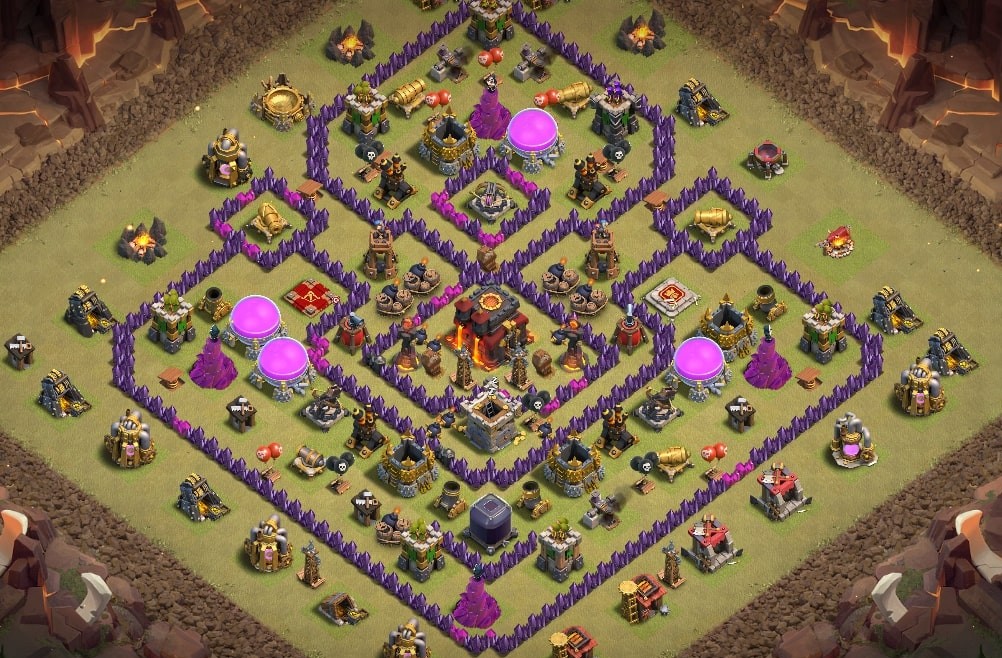 Copy The Best Base Clash of Clans Layouts Town Hall - 10 TH.