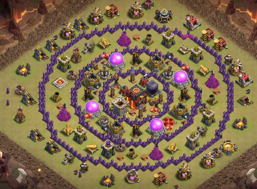 base layout of Clash of Clans 10 TH - #12. basic layout of Clash of Clans 1...