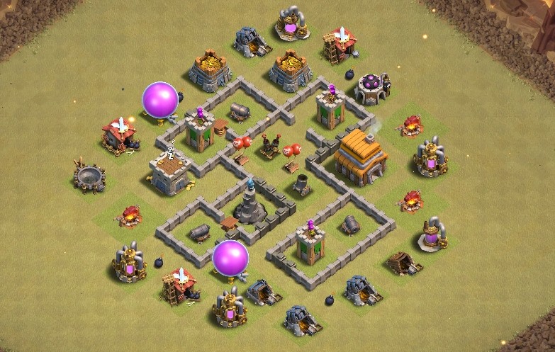 Copy The Best Base Clash of Clans Layouts Town Hall - 5 TH.