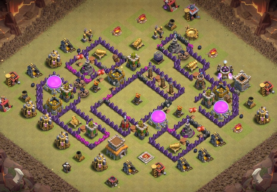 Magnificent 8th Clash of Clans base for war! 