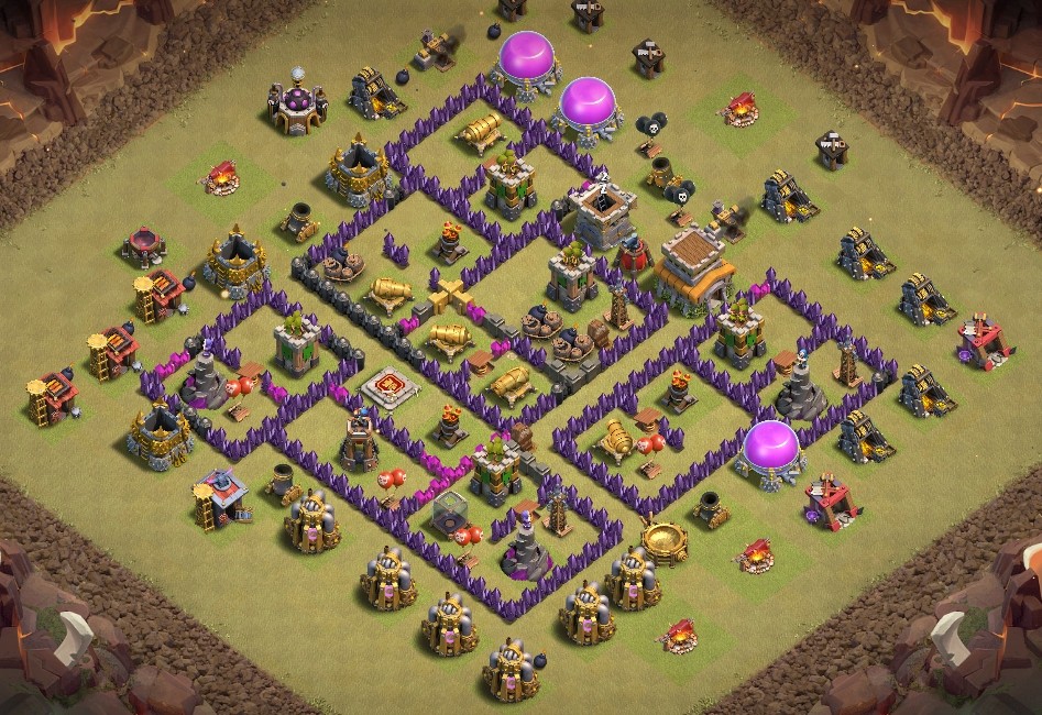 Copy The Best Base Clash of Clans Layouts Town Hall - 8 TH.